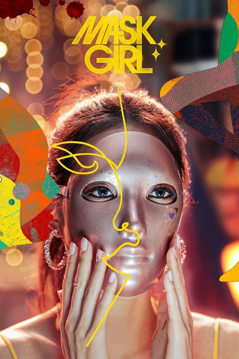 mask girl poster